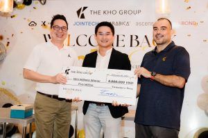 bốc thăm trúng thưởng tiệc tân niên joinbond